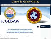 Tablet Screenshot of curso.icglisaw.com.br